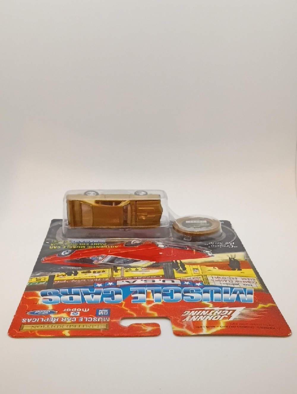 1995 Johnny Lightning Muscle Cars USA Series 2 die-cast 1969 Olds 442 In Gold! - Picture 5 of 14